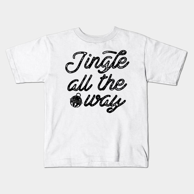 Jingle All The Way Kids T-Shirt by CB Creative Images